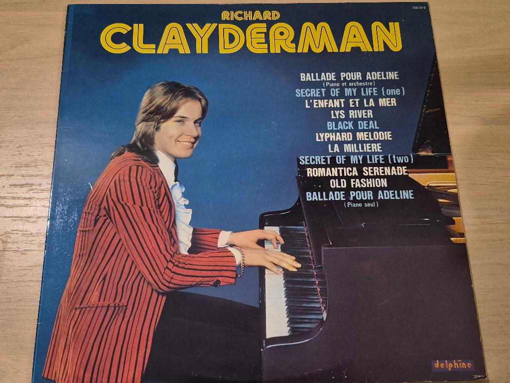 Disque vinyl 33 tours richard clayderman Ballade Pour Adelin, Ophalen of Verzenden, 1980 - 1989, Zo goed als nieuw