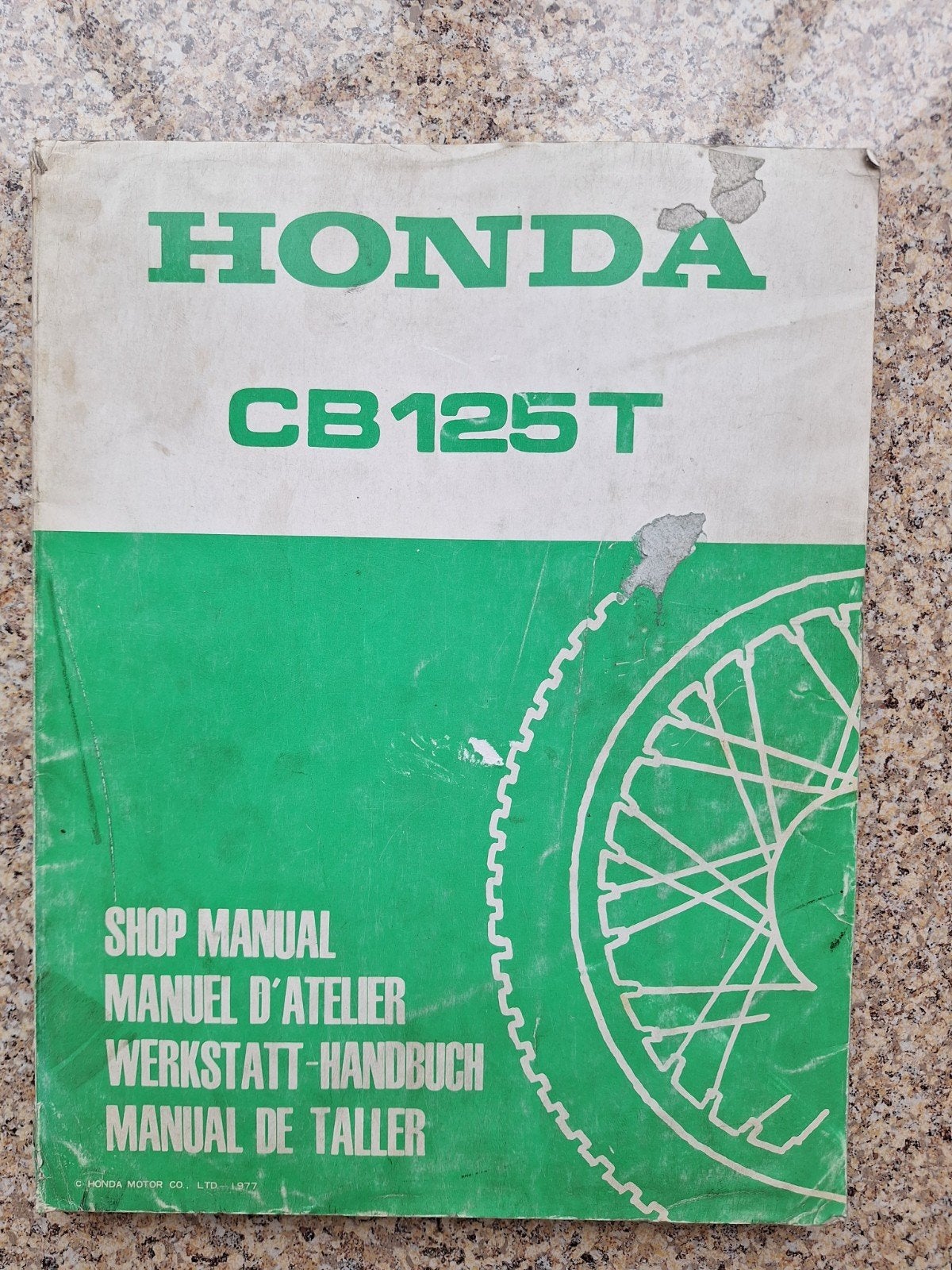 Honda CB 125 T Shopmanual / Werkplaatshandleiding, Enlèvement ou Envoi, Honda