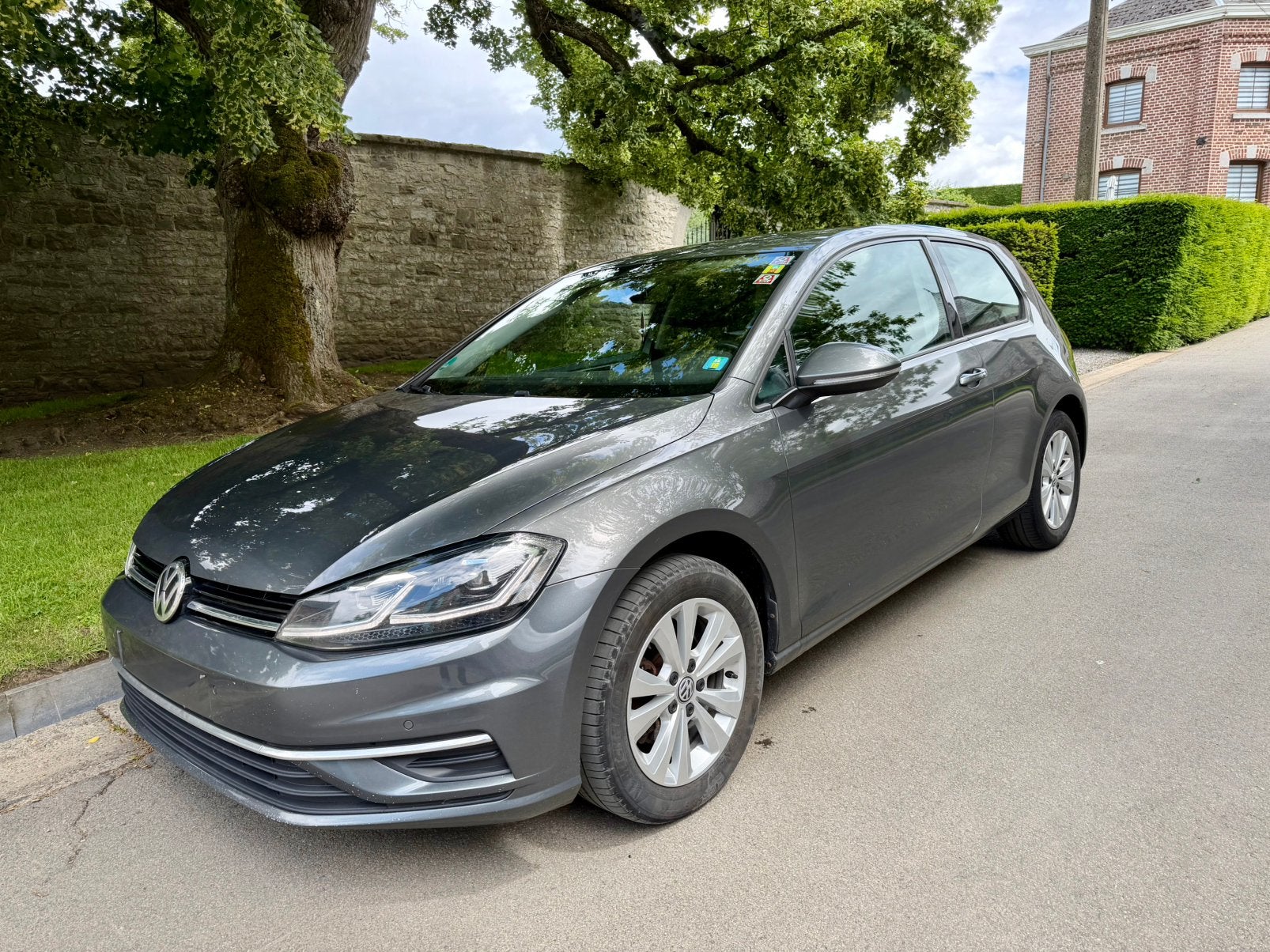 Volkswagen GOLF 7 2.0TDI 2017 volledige optie, Voorwielaandrijving, Dealer onderhouden, 4 cilinders, Leder