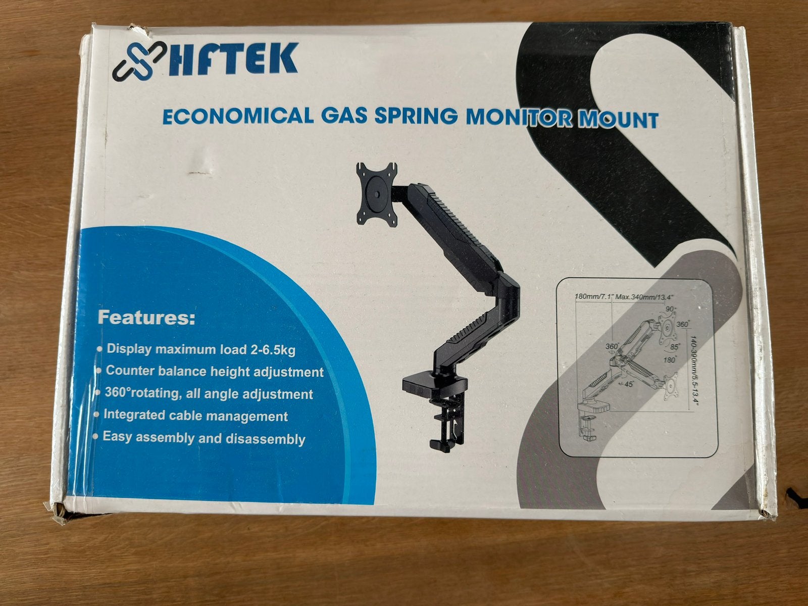 HFtek monitor mount houder, Ophalen, Gebruikt