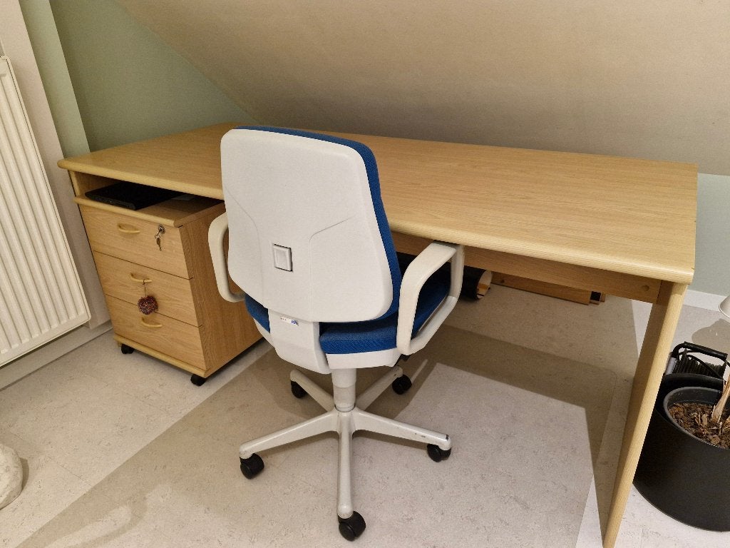 Bureau en bureaustoel, Maison & Meubles, Bureaux, Autres marques, 180 cm, Enlèvement, Bureau-armoire combiné