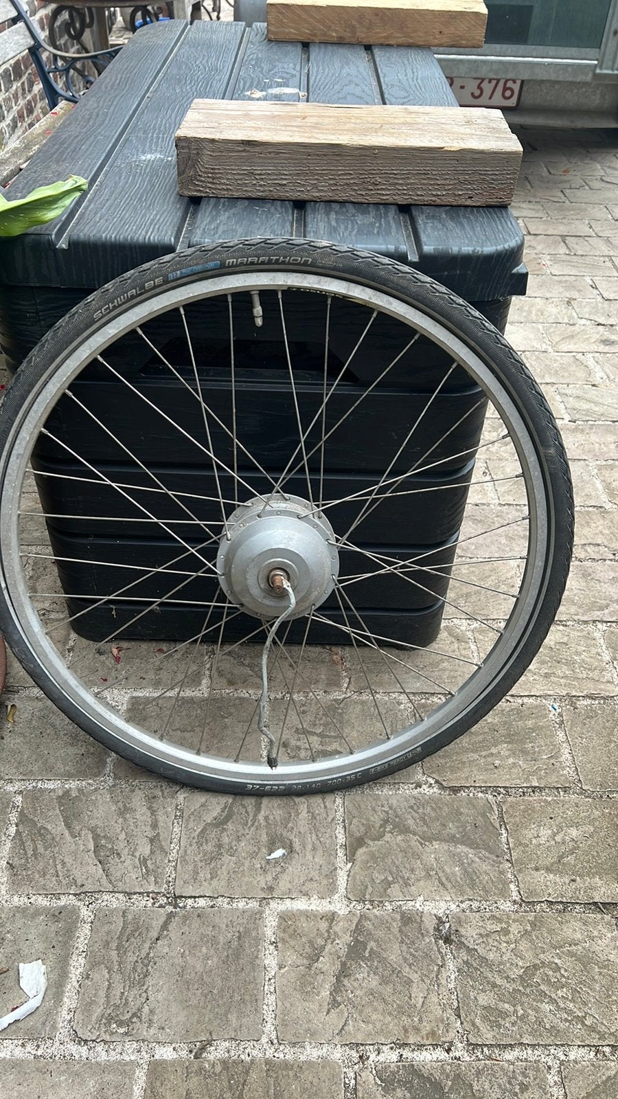 Gazelle elektrisch voorwiel, Ophalen of Verzenden, Wiel