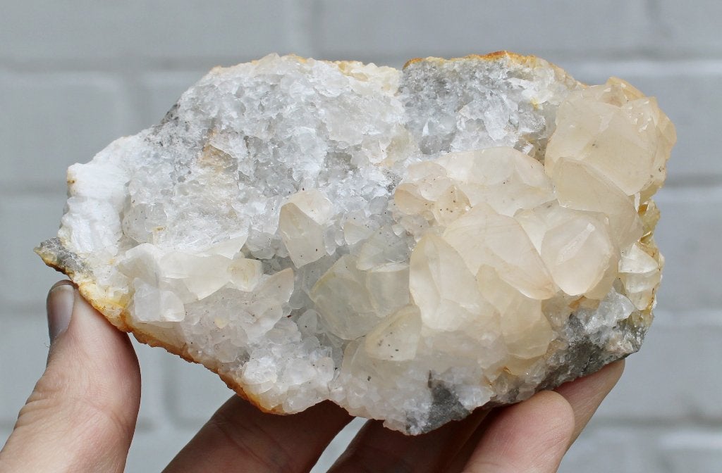 CALCIET uit LANDELIES in BELGIE, Ophalen of Verzenden, Mineraal