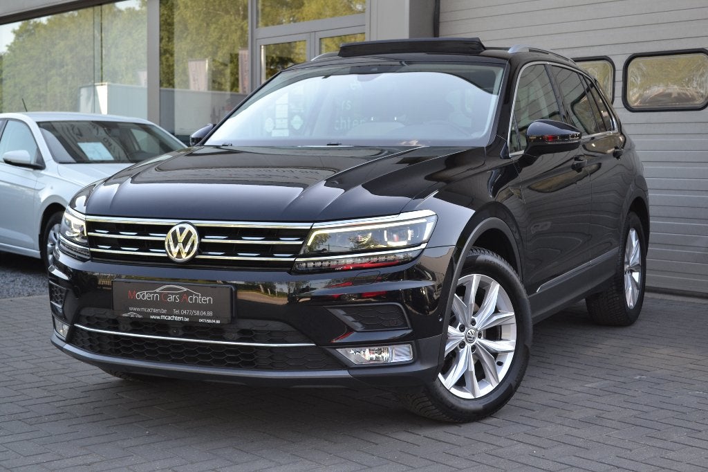 Volkswagen Tiguan 1.4 FSI Benzine automaat * Leder * Pano, Auto's, 4 cilinders, Cruise Control, Leder, 5 zetels