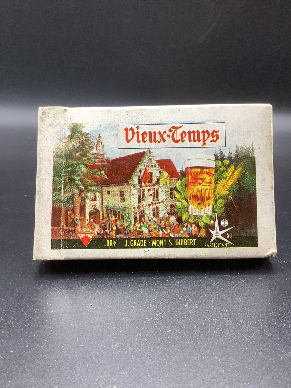 Ancien jeu de cartes bière Vieux-Temps expo 58, Enlèvement ou Envoi, Comme neuf
