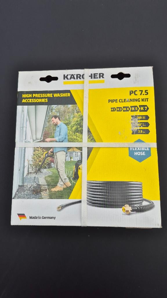 Karcher pipe cleaning kit NIEUW, Tuin en Terras, Hogedrukreinigers, Ophalen, Nieuw, Elektrisch, KARCHER