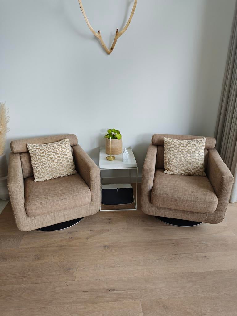 Set van 2 design fauteuils Natuzzi, Enlèvement