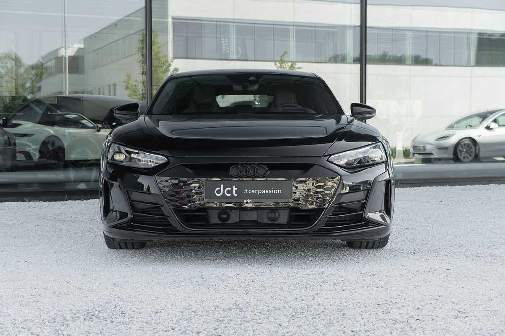 Audi e-tron GT RearSteering B&O HeadUp Pano ACC SurfaceBrake, Auto's, Audi, Automaat, 4 deurs, Gebruikt, Zwart