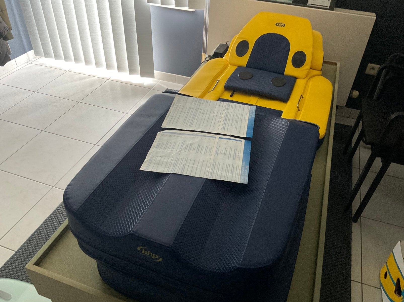 Massage matras met infrarood, Sport en Fitness, Ophalen, Zo goed als nieuw