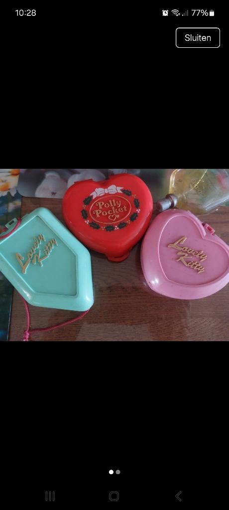 vintage Polly Pocket Bluebird compact – zonder poppetjes, Verzamelen, Ophalen, Gebruikt