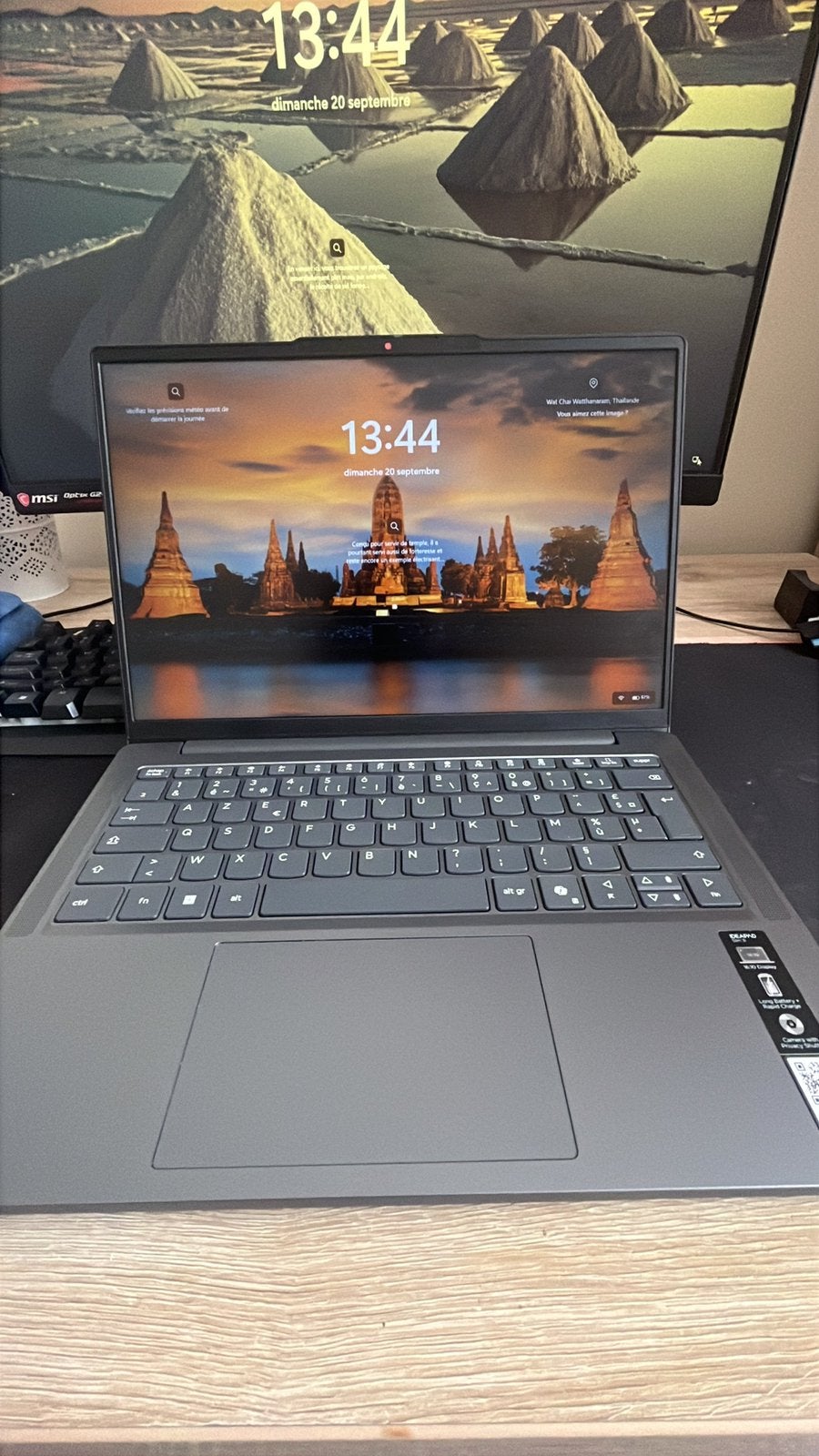Pc Lenovo a vendre, Computers en Software, 14 inch, Gebruikt, Ophalen of Verzenden, Azerty