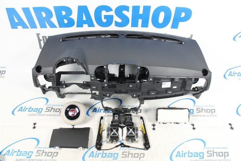 Airbag kit Tableau de bord gris blanc airbag volant Fiat 500, Autos : Pièces & Accessoires
