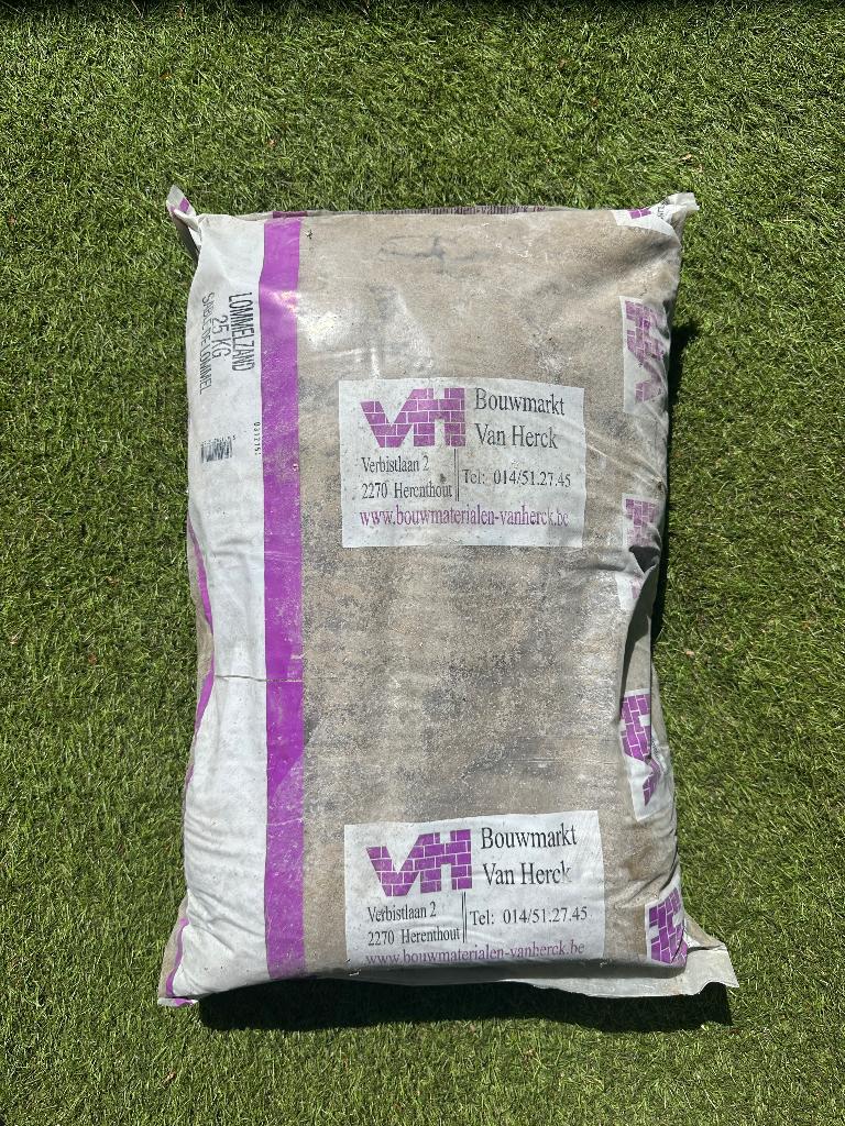 Lommelzand 25kg (2x), Doe-het-zelf en Bouw, Ophalen, Nieuw