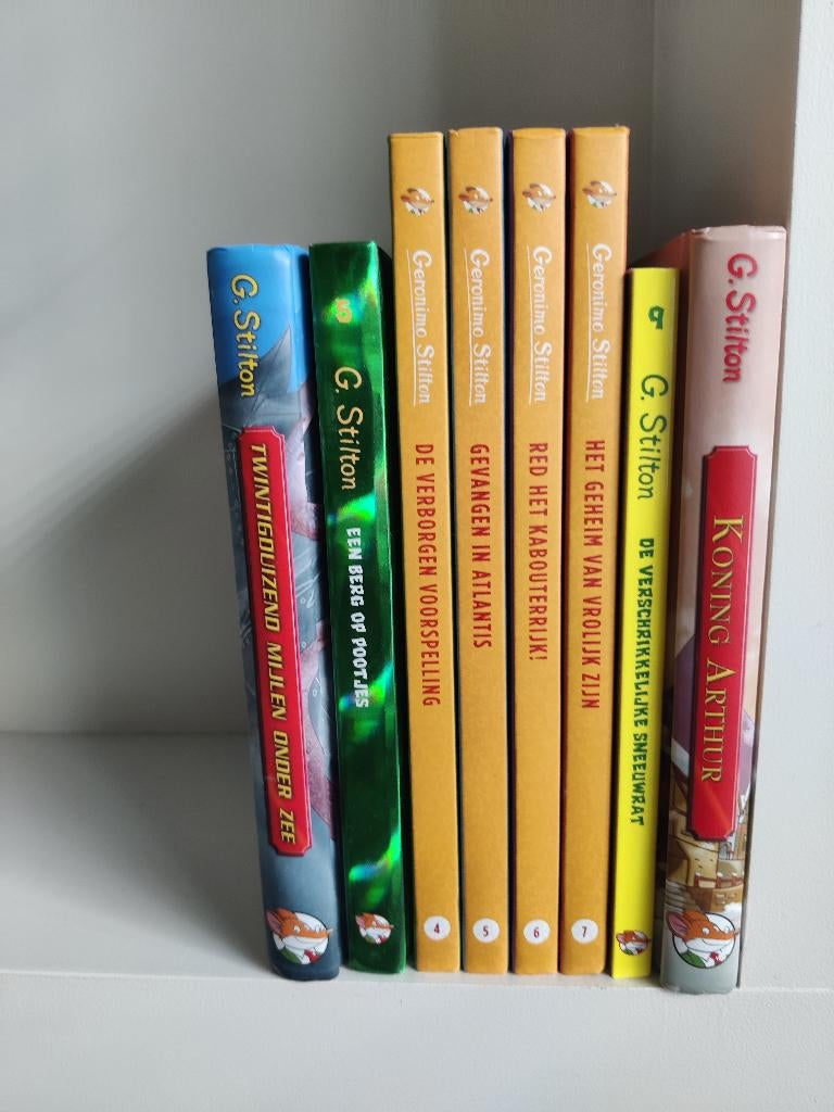 Geronimo Stilton - 8 boeken, Ophalen, Fictie algemeen, Geronimo Stilton, Zo goed als nieuw