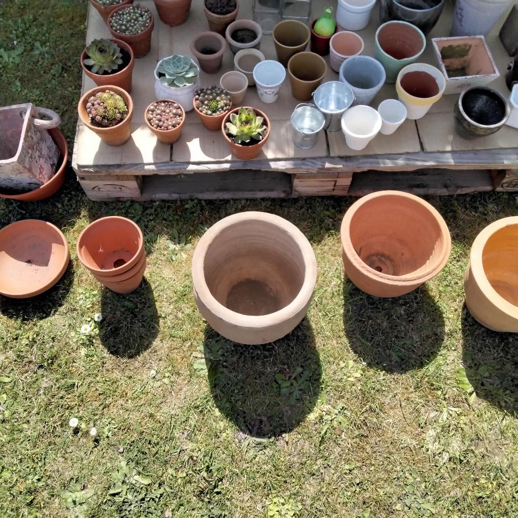 Lot bloempotten, Tuin en Terras, Ophalen