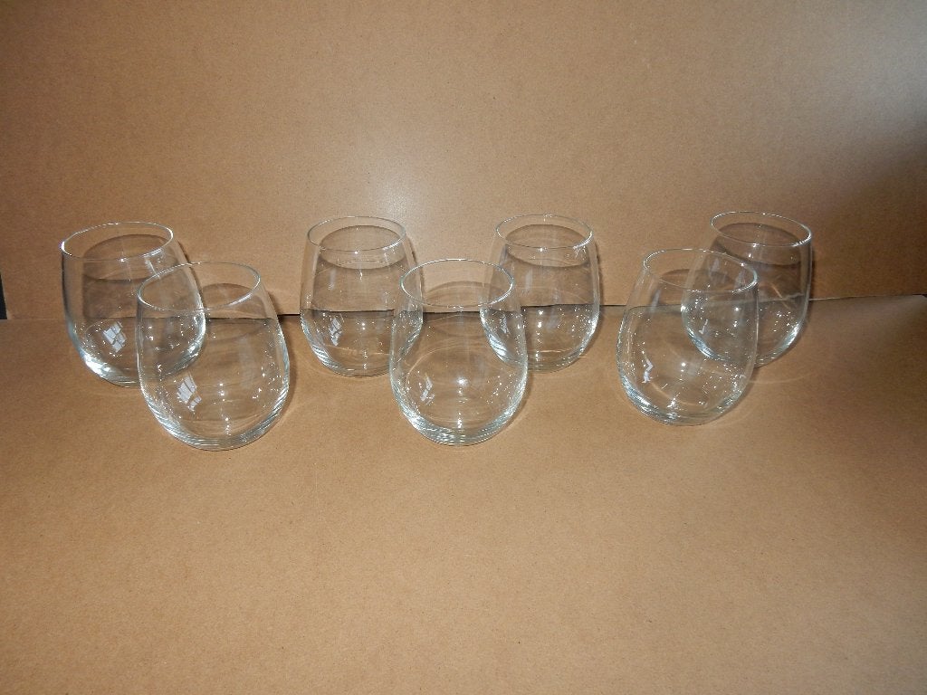 nr.23 - Zeven waterglazen - ikea, Ophalen, Zo goed als nieuw, Waterglas