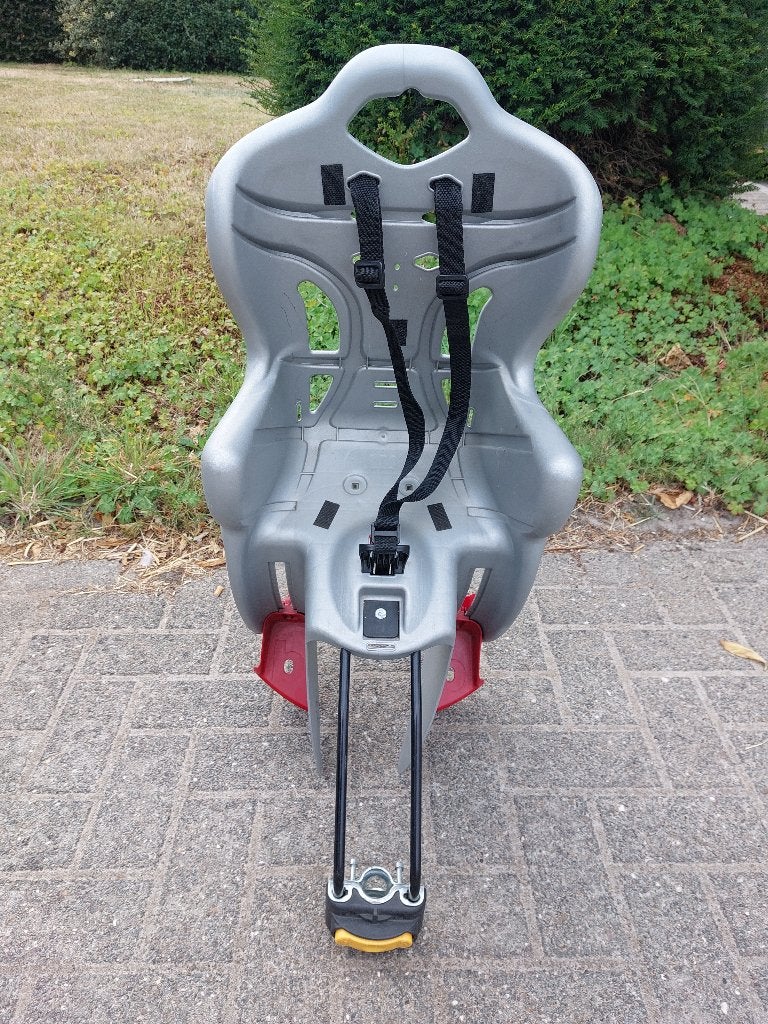 Fietsstoeltje, Fietsen en Brommers, Fietsaccessoires | Fietsstoeltjes, Ophalen, Gebruikt, 15 t/m 25 kg, Achterzitje