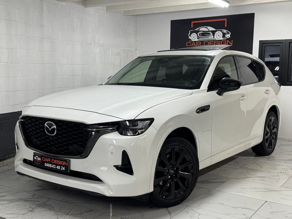 Mazda CX-60 / 3.3d hybrid / 2023 / 59.000km / full options.., Auto's, Automaat, Wit, Bedrijf, 3283 cc