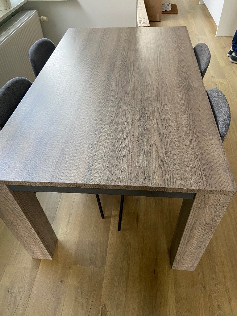 Eettafel, barkast en tv-meubel, Ophalen, Gebruikt, 50 tot 100 cm, 150 tot 200 cm