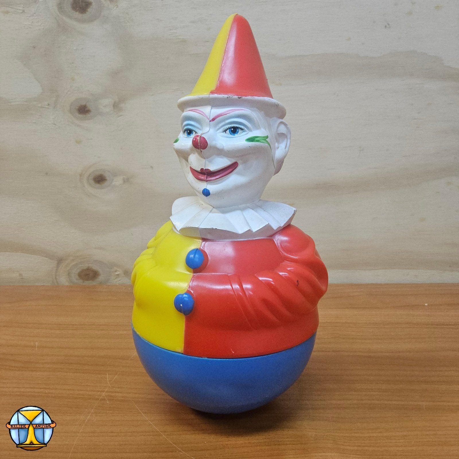 Jouet clown vintage en forme de gobelet d'Allemagne de l'Oue, Enlèvement ou Envoi