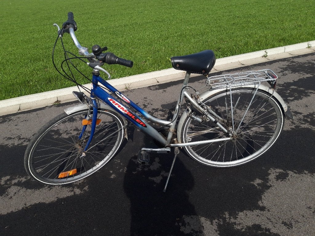 Damesfiets, Gebruikt, Velgrem, Versnellingen, 56 cm of meer