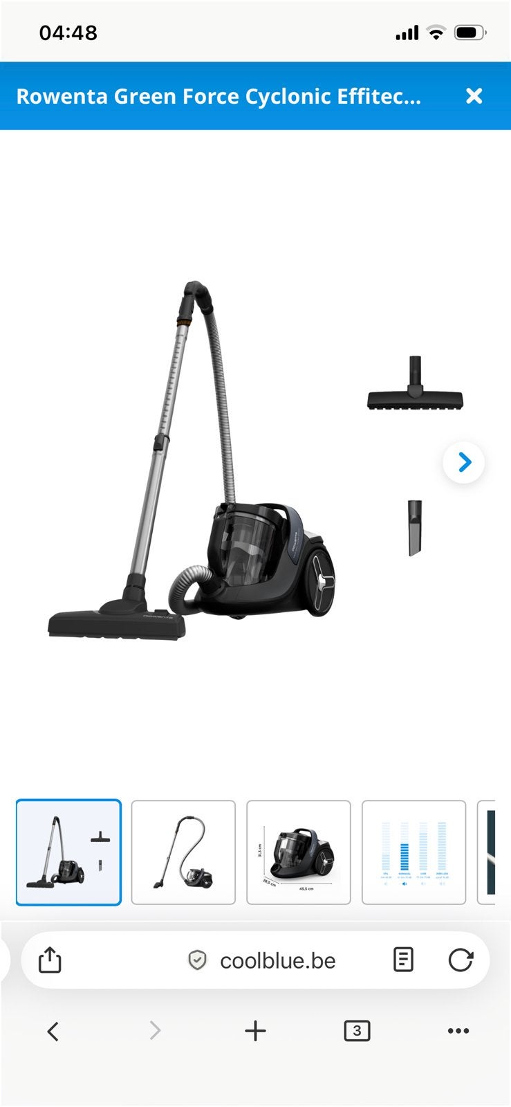 Aspirateur Rowenta tres bon etat, Electroménager, Aspirateurs, Rowenta, Réservoir, Aspirateur traîneau, Comme neuf