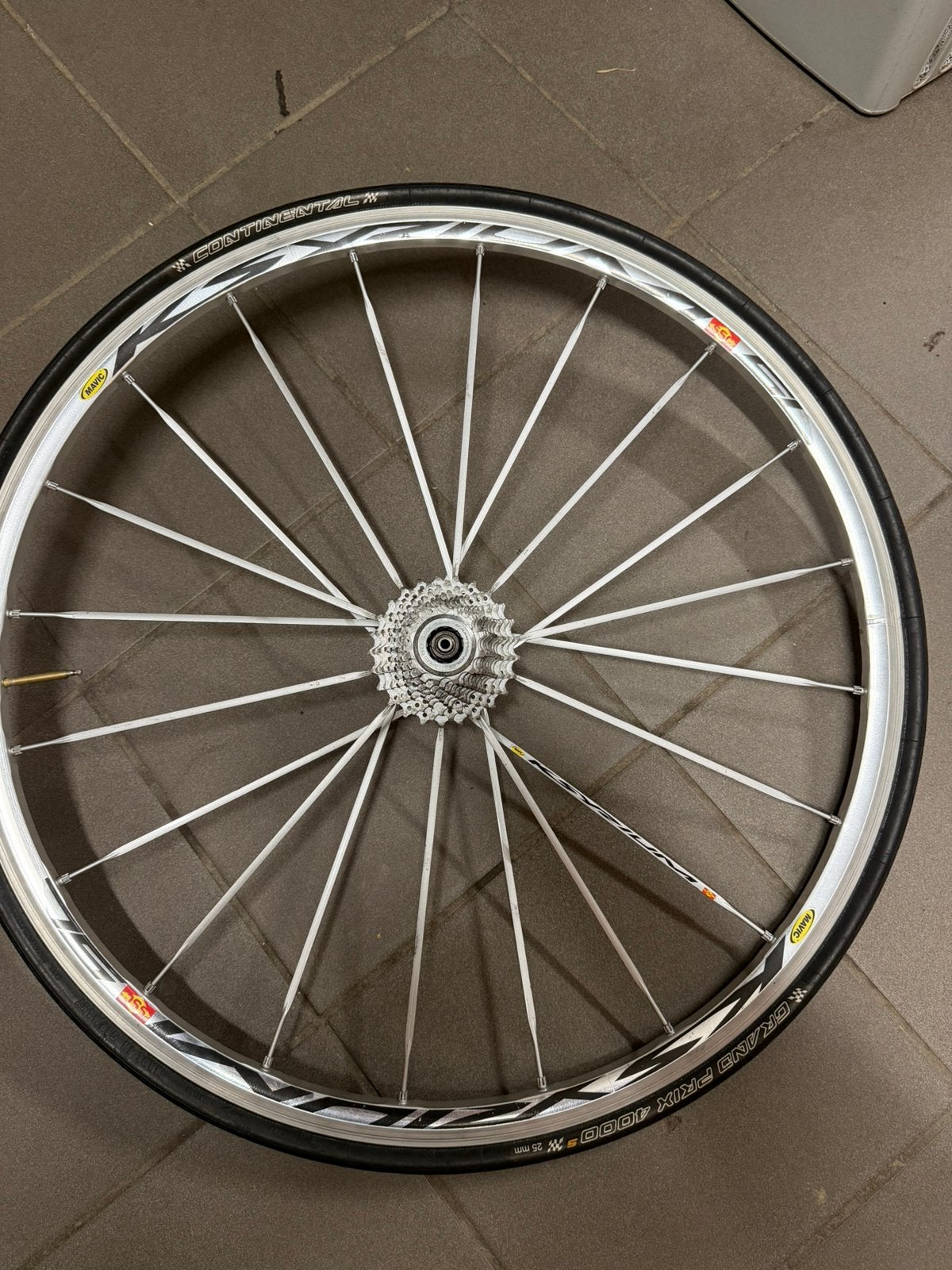 Mavic fietswiel 11speed inclusief casette en band, Fietsen en Brommers, Ophalen, Zo goed als nieuw, Band