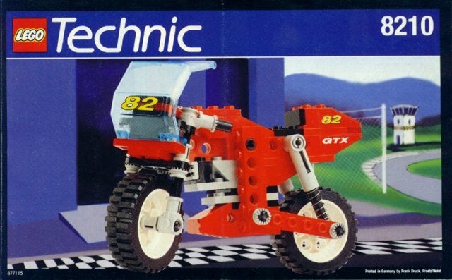 Lego Technic - 8210 - Nitro GTX Bike, Gebruikt, Lego, Compleet, Ophalen of Verzenden