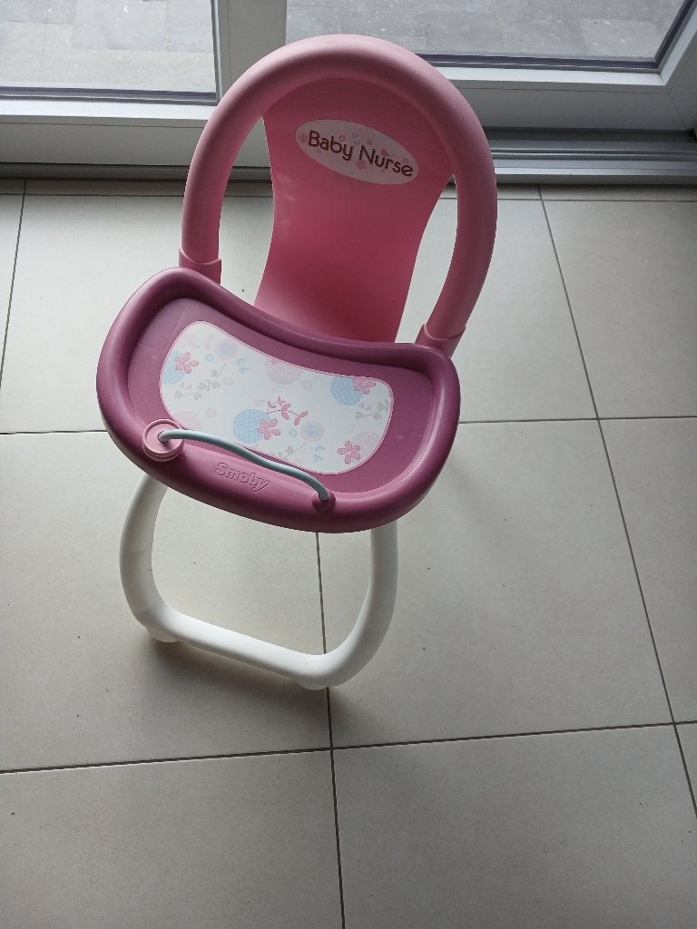Chaise poupee bebe smoby baby nurse, Enlèvement, Comme neuf