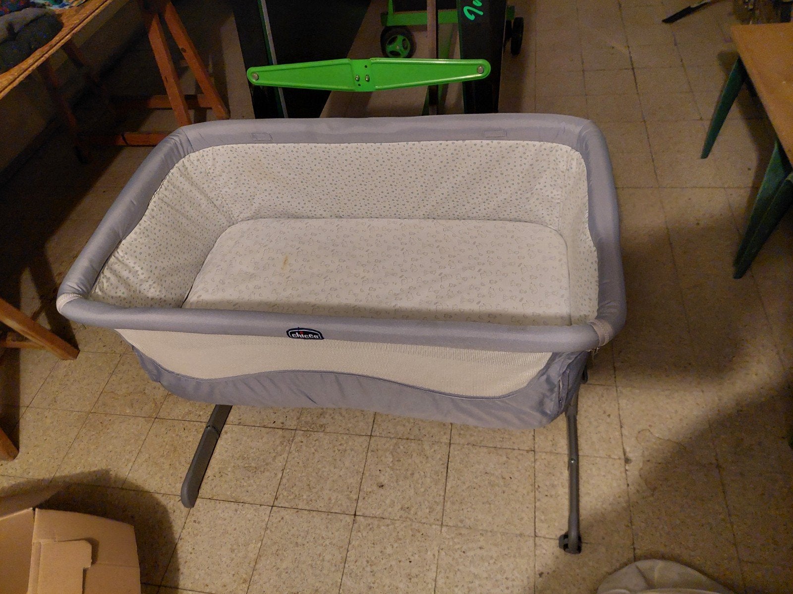 co-sleeper, Ophalen