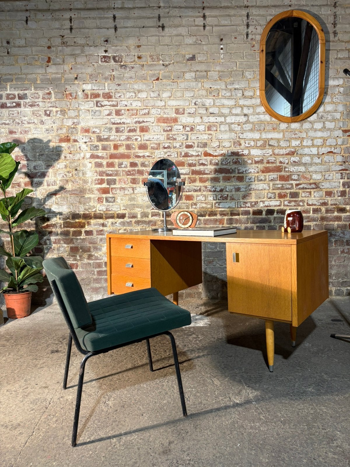 Vintage Scandinavische bureau/werktafel uit de jaren 60, Scandinavisch, Ophalen