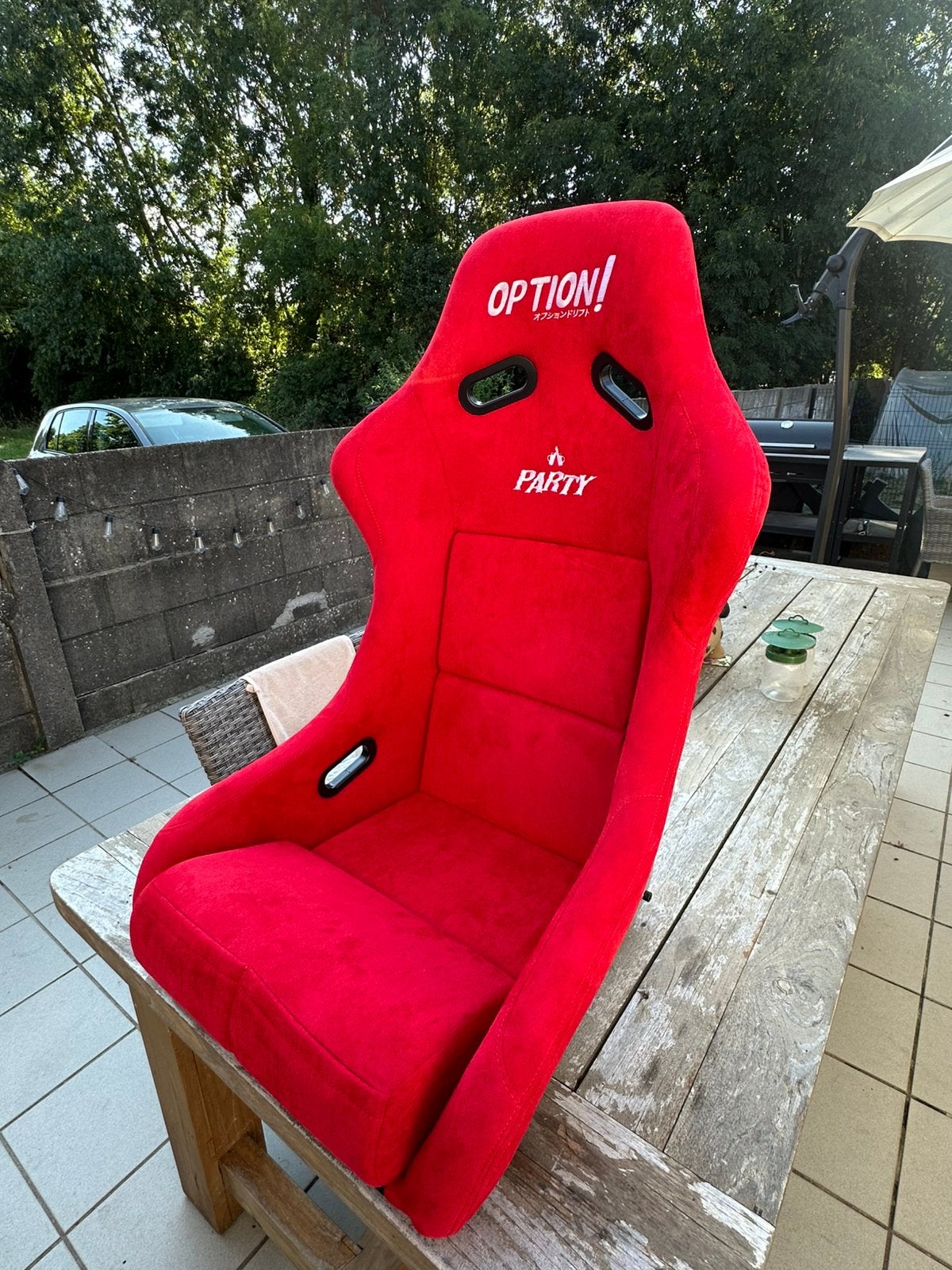 Option drift bucket seat L, Ophalen, Zo goed als nieuw