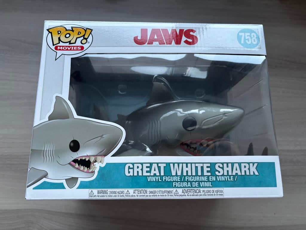 Funko Pop Great White Shark #758 Jaws, Verzamelen, Ophalen of Verzenden, Zo goed als nieuw