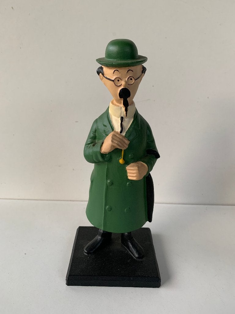 BEELDJE STRIPFIGUUR PROFESSOR ZONNEBLOEM - KUIFJE, Ophalen of Verzenden, Kuifje, Zo goed als nieuw, Beeldje of Figuurtje