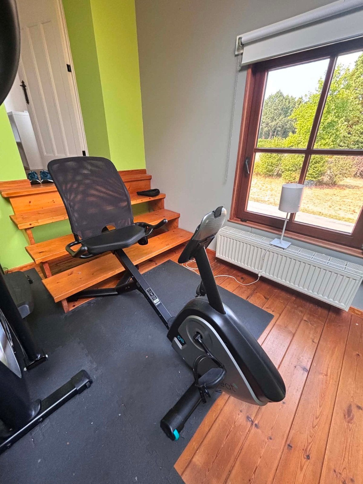 vélo de fitness Dymios, Enlèvement, Couché