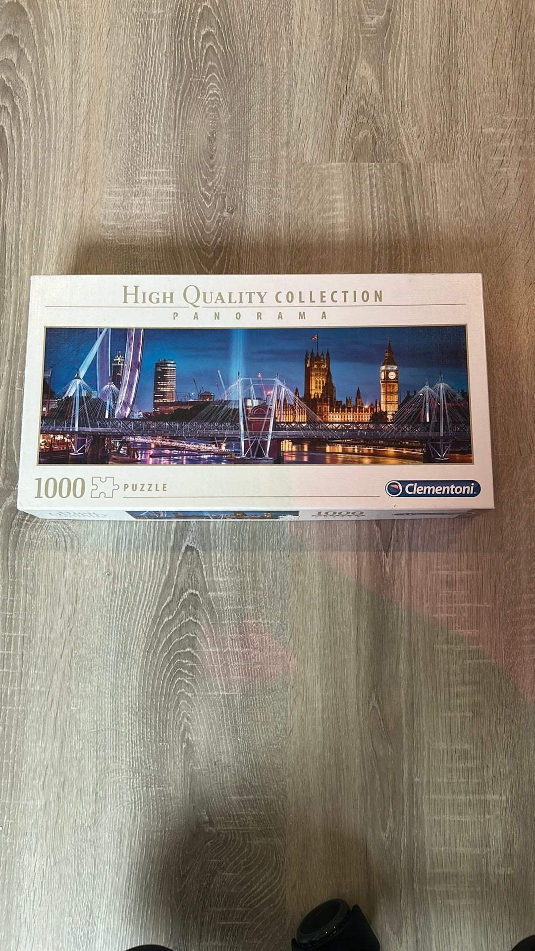 Puzzle Clementoni Panorama London — 1000 pièces, Envoi, 500 à 1500 pièces, Comme neuf, Puzzle