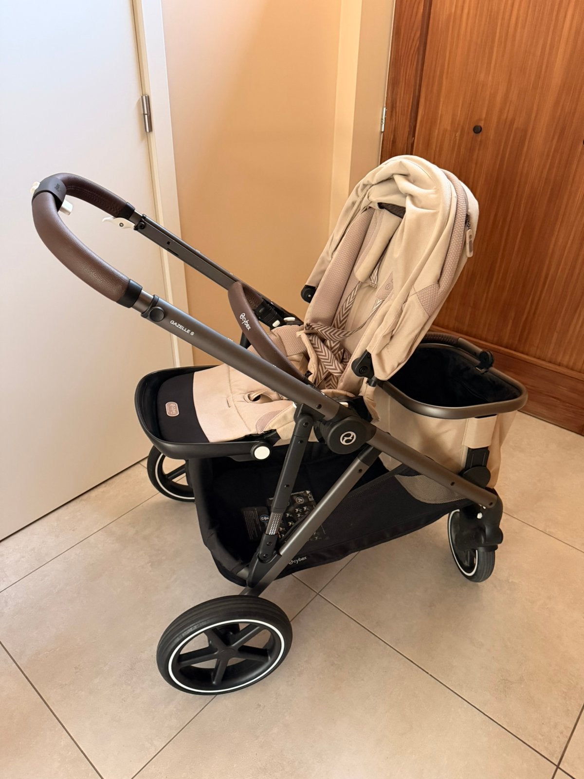 Cybex Gazelle S2 Duo Almond Beige, Enlèvement, Comme neuf