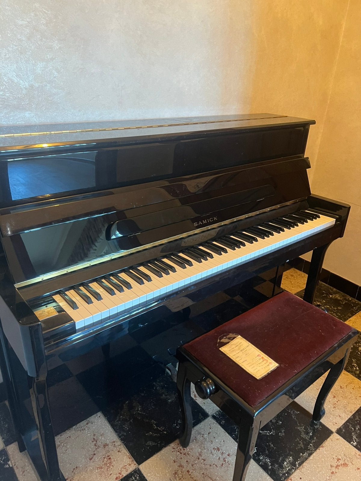 Piano Samick Imperial, Muziek en Instrumenten, Ophalen, Zo goed als nieuw, Piano