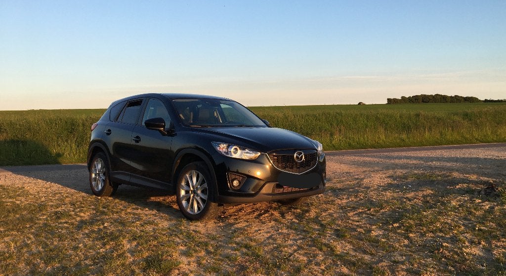 Mazda CX5 2,2 SkyActive Full Options (2013), Autos, Cuir, Achat, Boîte manuelle, Noir