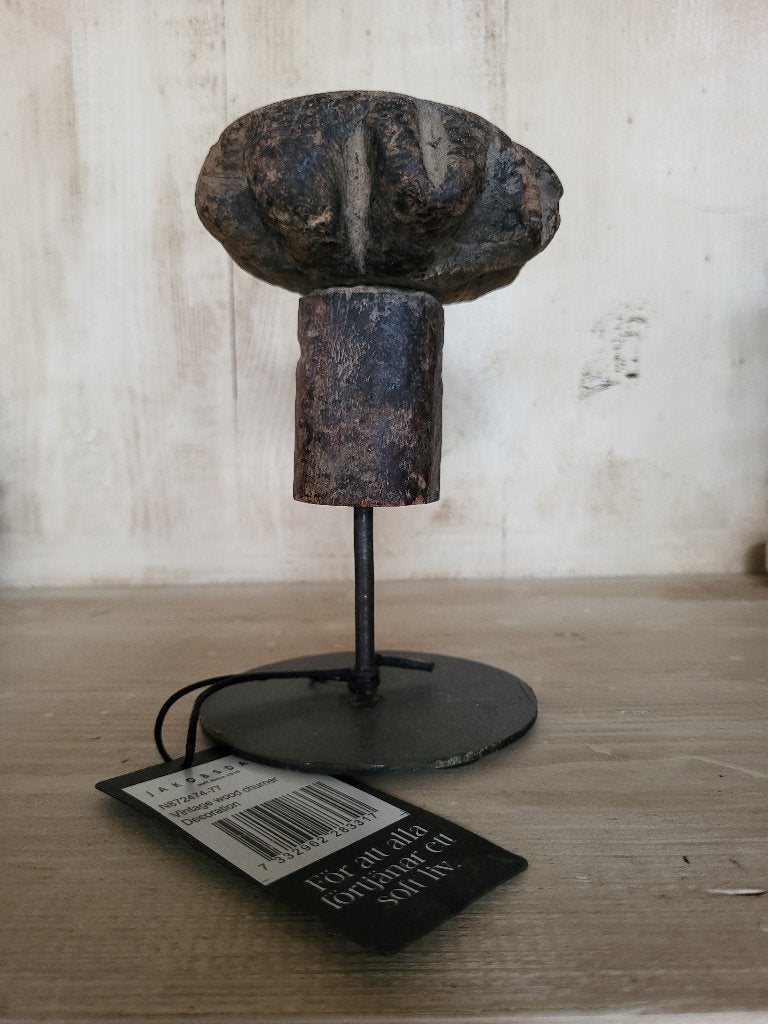 Vintage wood crusher decoration, Ophalen of Verzenden