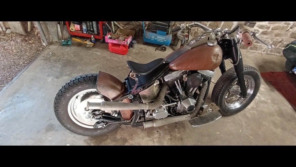 HD softtail bobber evo 1340 (1987) VW Cox exchange, 2 cilinders, Occasion, 1340 cc, Chopper