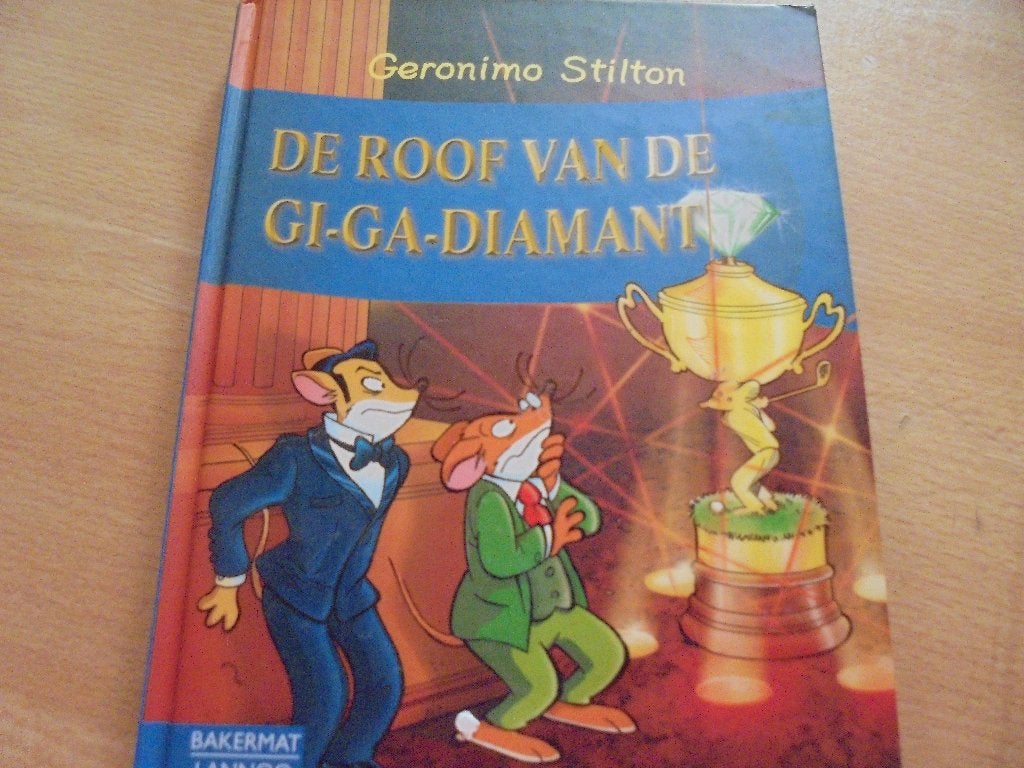 Geronimo Stilton De Roof Van De Gi-Ga-Diamant, Enlèvement ou Envoi, Comme neuf, Geronimo Stilton