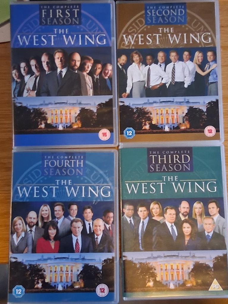 West Wing, seizoen 1,2,3 &4  op dvd, 10€ voor alles, Boxset, Drama, Ophalen of Verzenden, Zo goed als nieuw