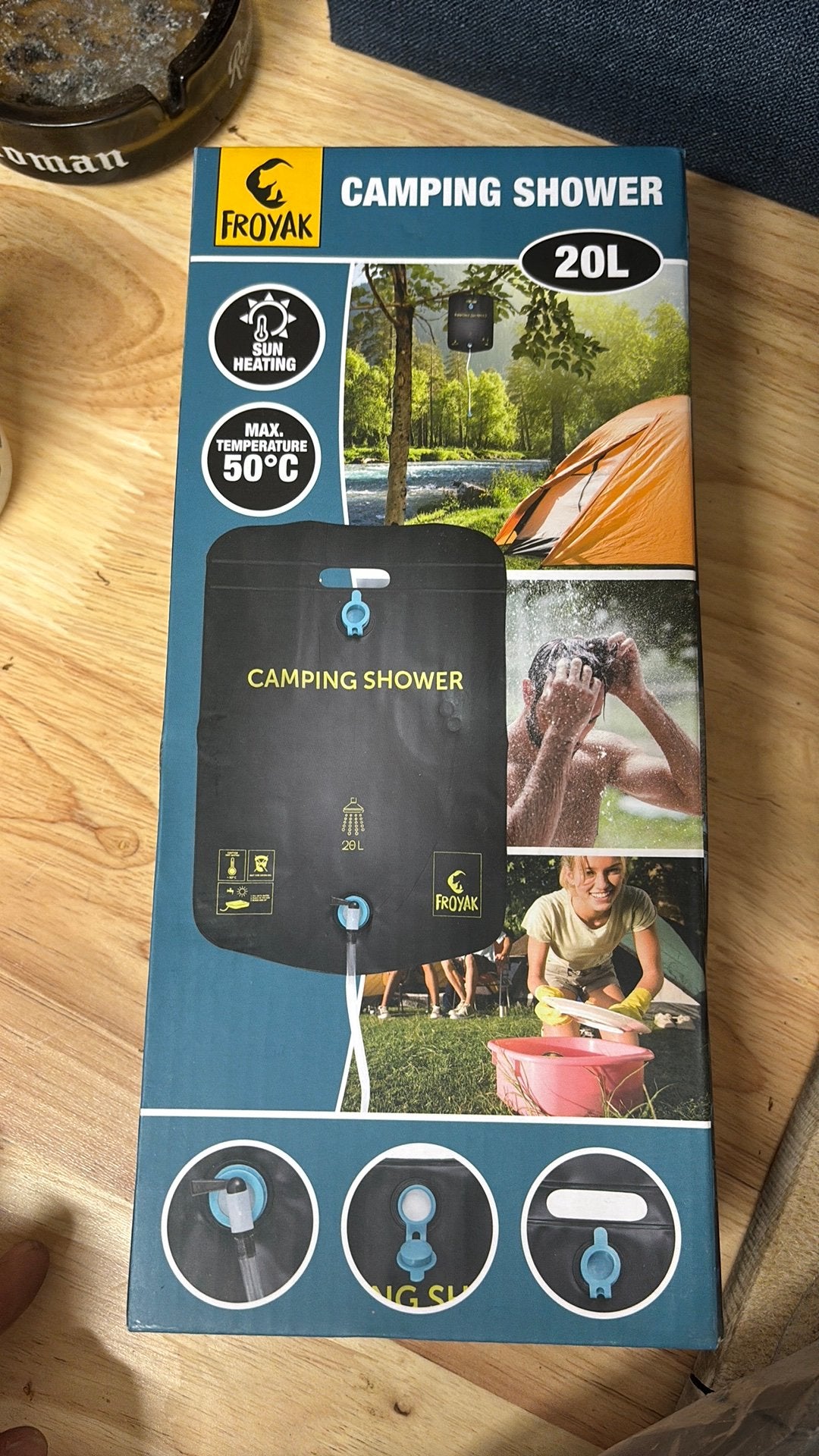 Douchezak 20l, Caravans en Kamperen, Ophalen
