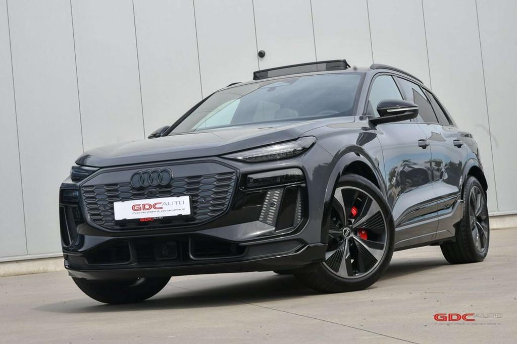 Audi SQ6 e-tron SQ6 e-Tron Quattro Edition one grey I Pano I, Auto's, Gebruikt, Zwart, Alcantara, SUV of Terreinwagen