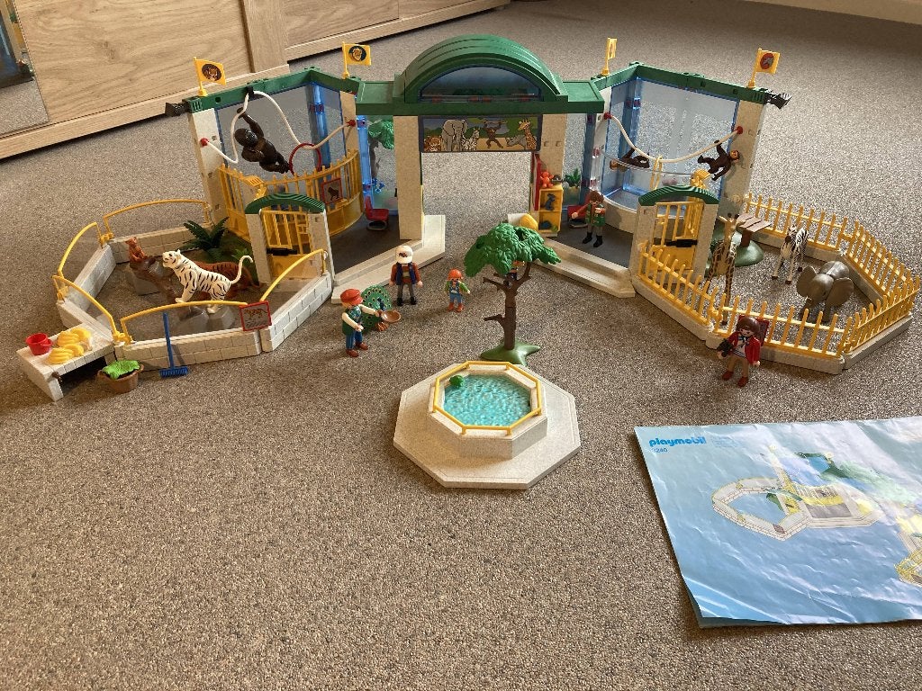 Playmobil grote dierentuin (set is volledig) voor 60 euro, Ophalen of Verzenden, Zo goed als nieuw