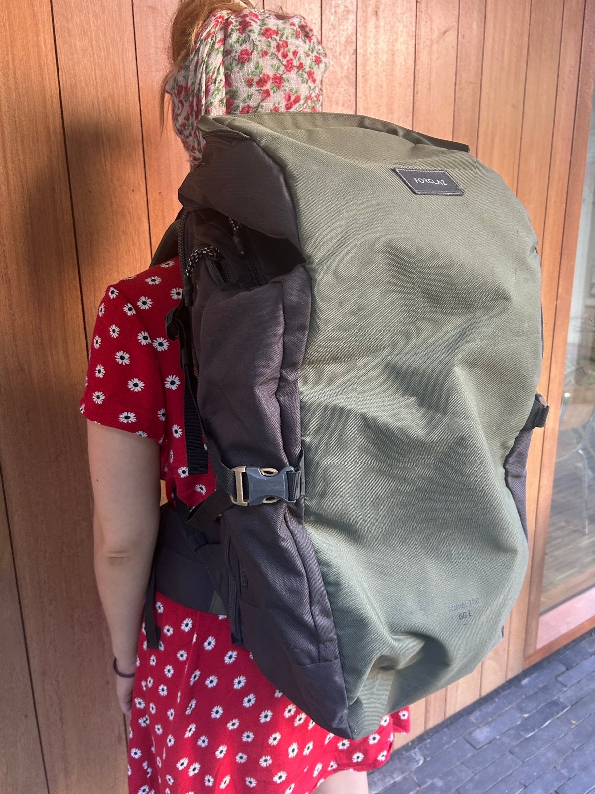 Forclaz 60L backpack- trekkingsrugzak, Ophalen, Zo goed als nieuw
