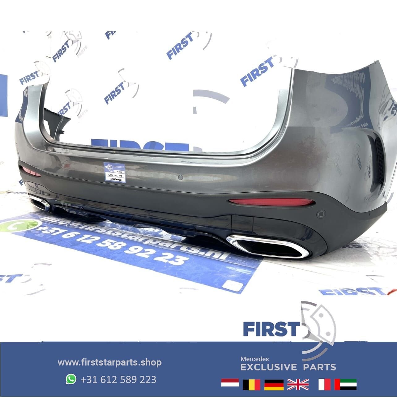 W254 GLC AMG ACHTERBUMPER COMPLEET + DIFFUSER ORIGINEEL Merc, Utilisé, -, Avant, -