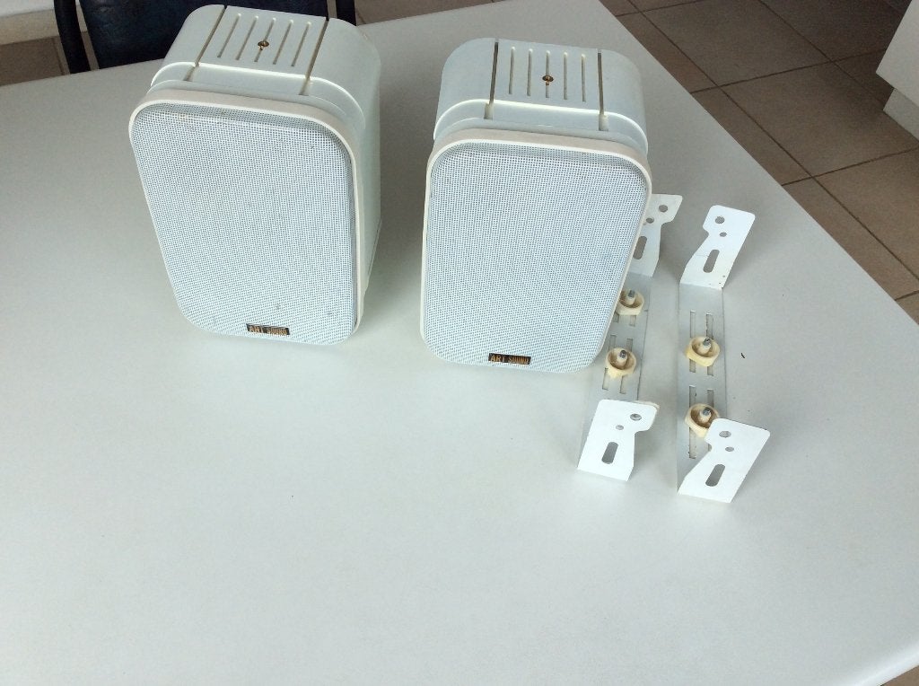 Luidsprekers Art -Sound 4080 met beugels, Stereo speakers, Gebruikt, Ophalen of Verzenden, 150 watt of meer