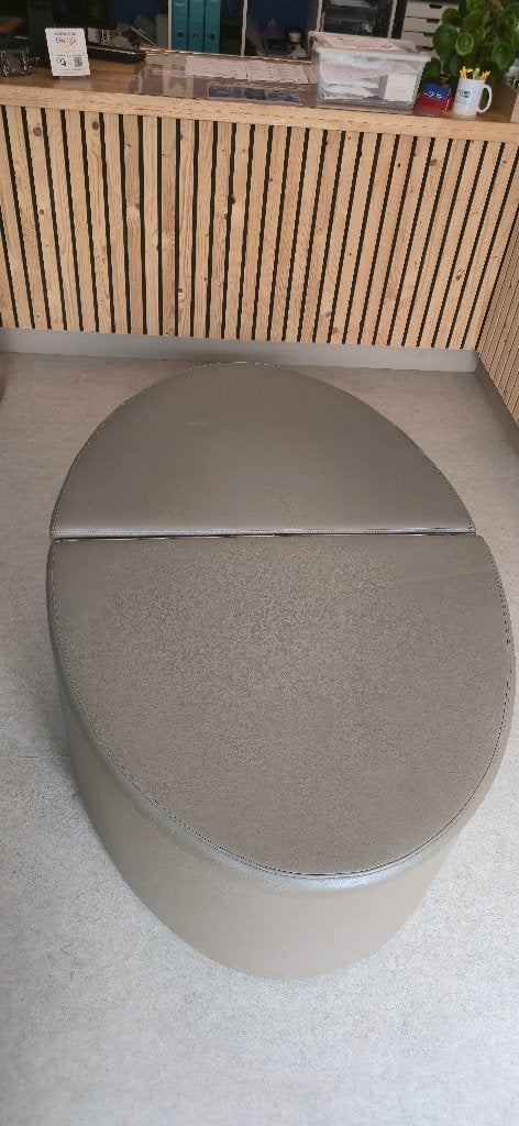 Zitbank eclips kunstleder met opbergruimte, Ophalen